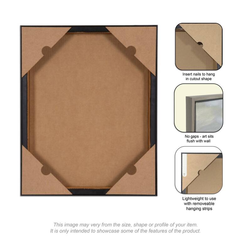 Kate and Laurel Typography Pink FC by Felicia Dadak Framed Canvas Wall Art Print