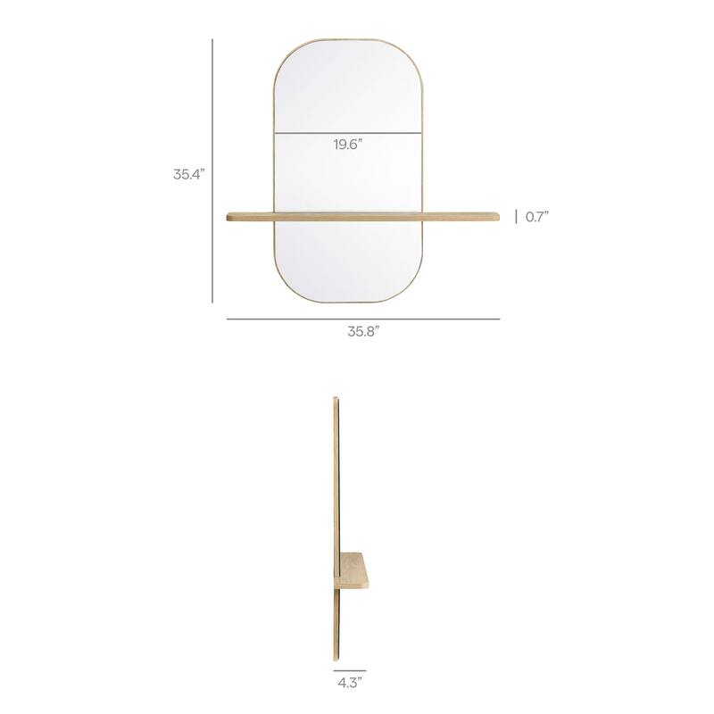 Solstice Large Oval Mirror