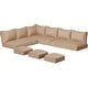 preview thumbnail 33 of 84, AECOJOY 7 Pieces Patio Furniture Set Outdoor Sectional Sofa Rattan Conversation Set
