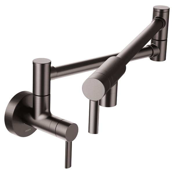 Moen S665 5.5 GPM Wall Mounted Double Handle Pot Filler. Opens flyout.