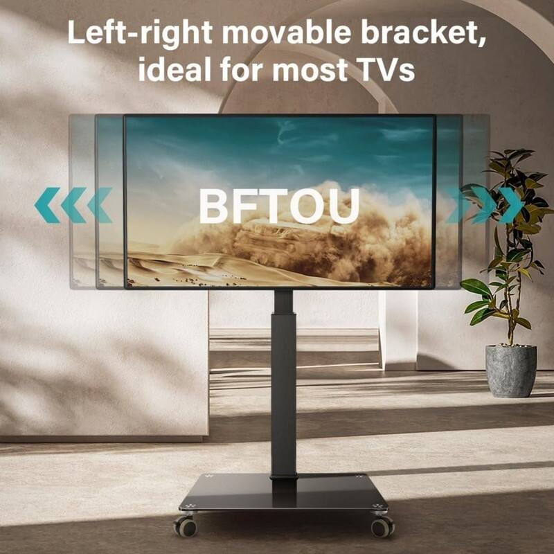Mobile TV Stand with Wheels