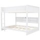 preview thumbnail 24 of 26, Queen over Queen Bunk Bed with Storage Cabinets and USB Ports for Home