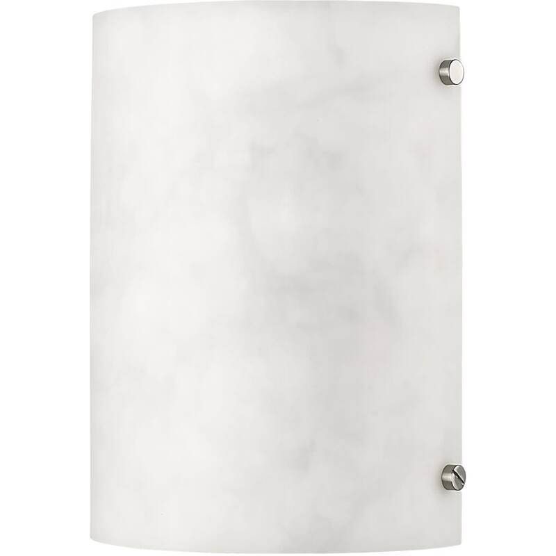 Millennium Lighting 12901 10" Tall Wall Sconce with Resin Alabaster - Brushed Nickel