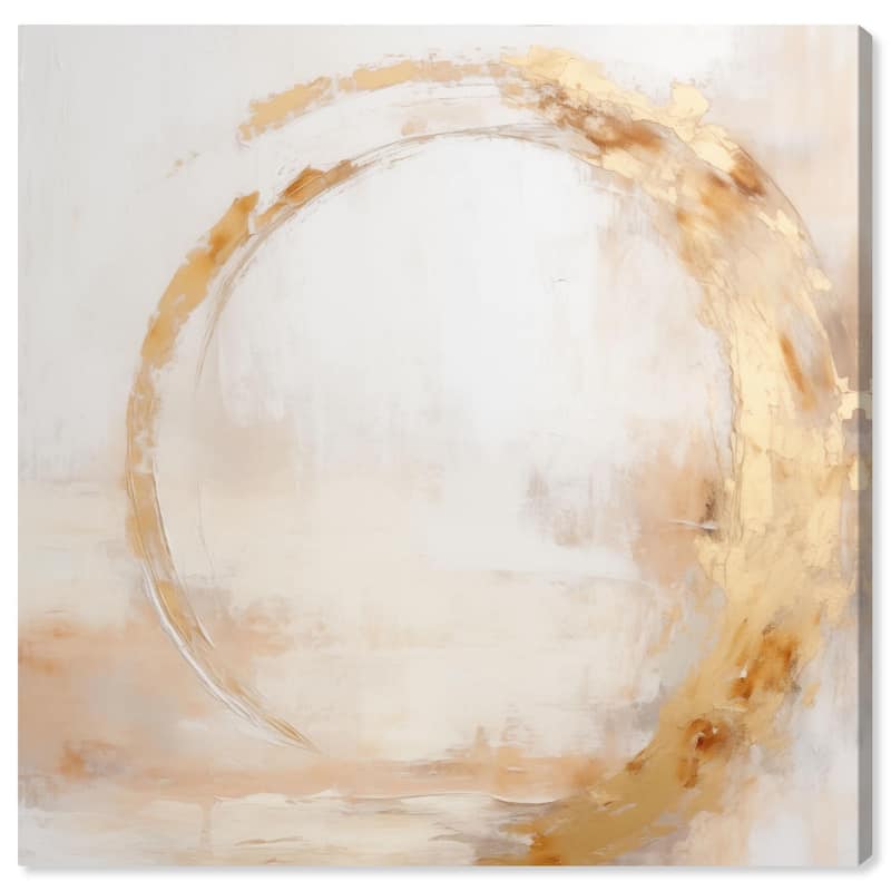 Golden Orb II Canvas by Art Remedy, Gallery Wrapped - 30" x 30"
