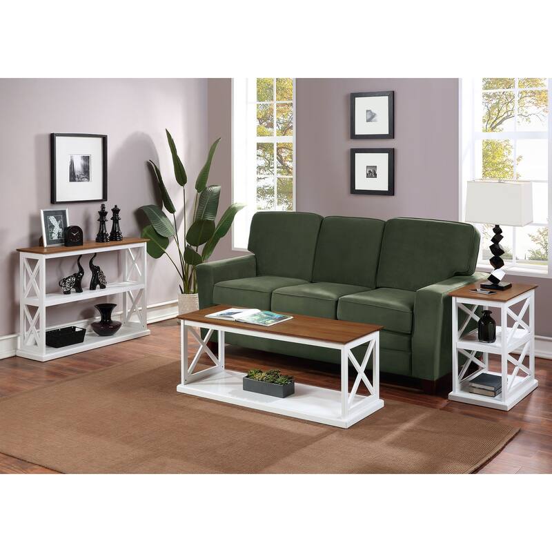 Convenience Concepts Coventry Console Table with Shelves