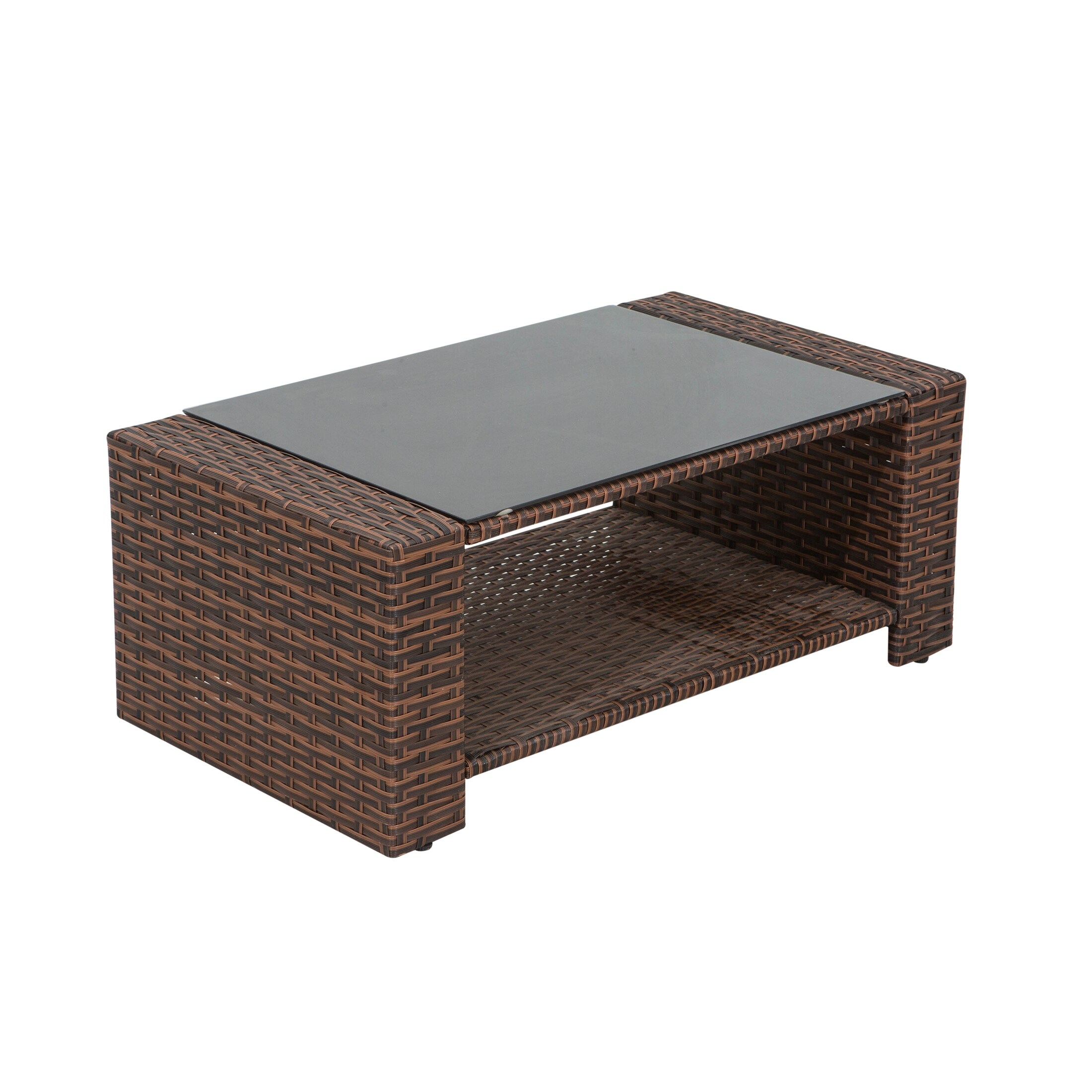 Grandview Outdoor 4-piece Brown Patio Conversation Set with - Picture 10 of 25