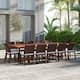 Option 13 pc - Light Table - Side Brown w/cush White