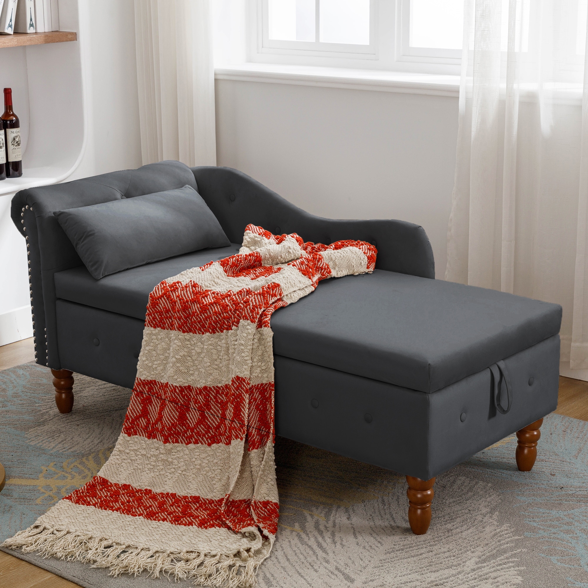 Memory foam chaise hotsell lounge