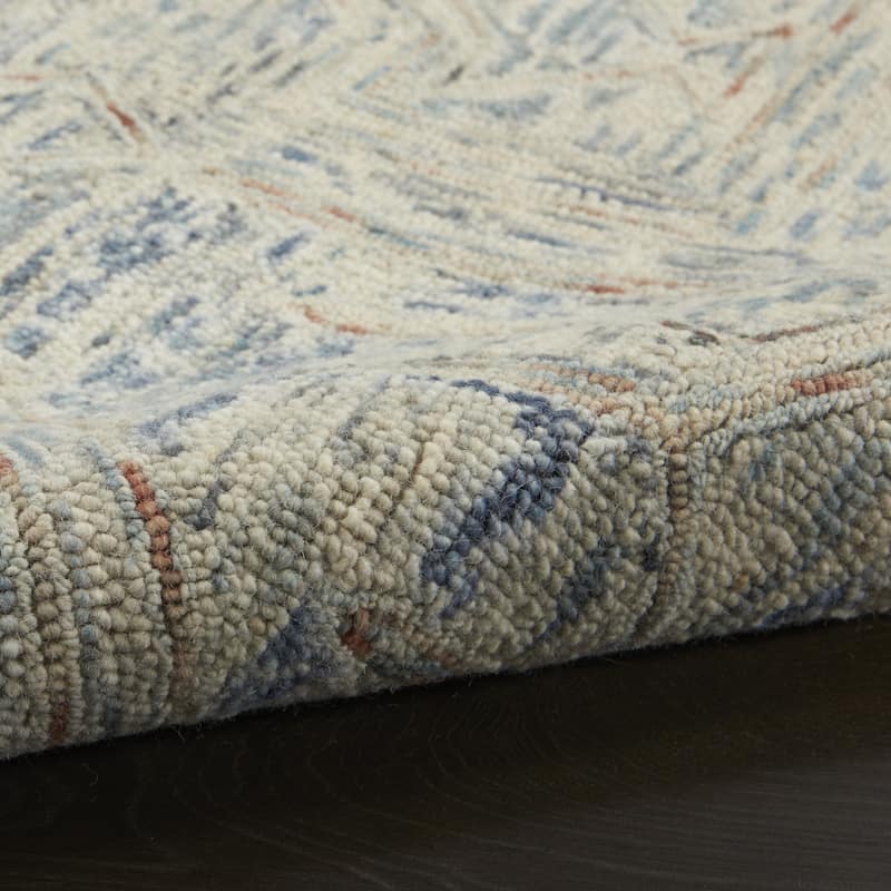 Power Loomed Geometric Modern Soft Area Rug - 69' X '45' X '0.5