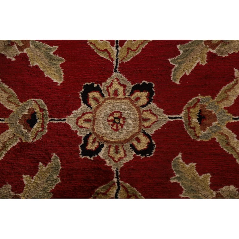 Floral Agra Oriental Area Rug Hand-Tufted Traditional Wool Carpet - 8'11" x 11'10"