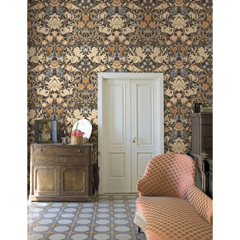 Fleurmont Floral Tapestry Non-Pasted Wallpaper - Covers 56 Square Feet