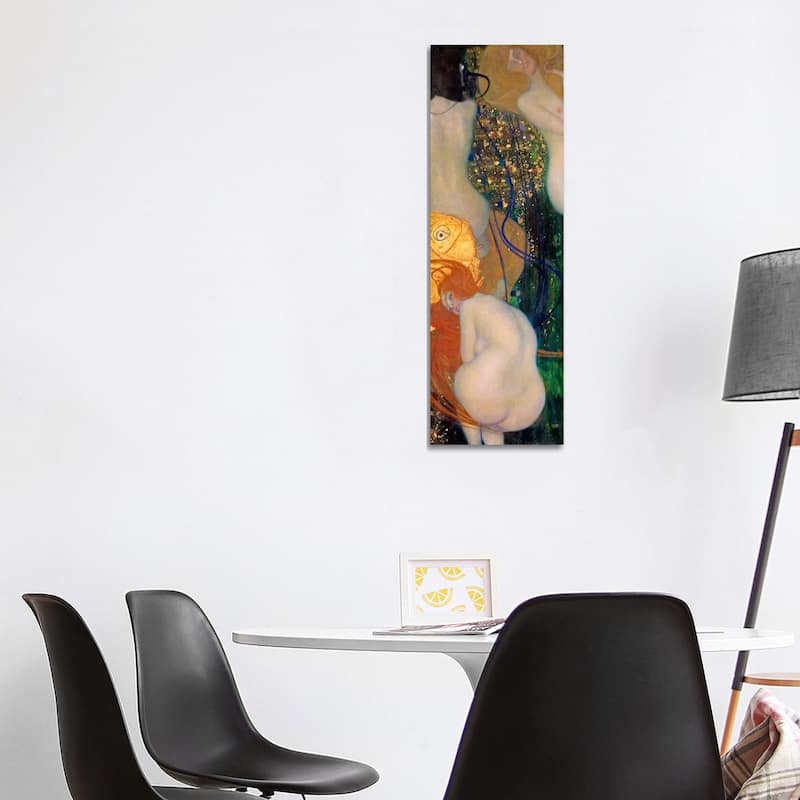 iCanvas "Goldfish" by Gustav Klimt Canvas Print - 48x16x1.5