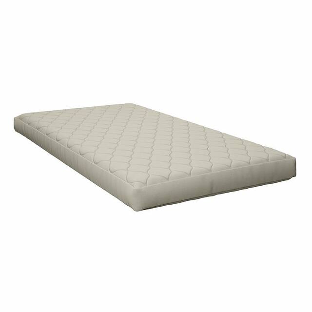 DHP Dana 6 Inch Quilted Mattress with Removable Cover and Thermobonded Polyester Fill - Grey - Twin