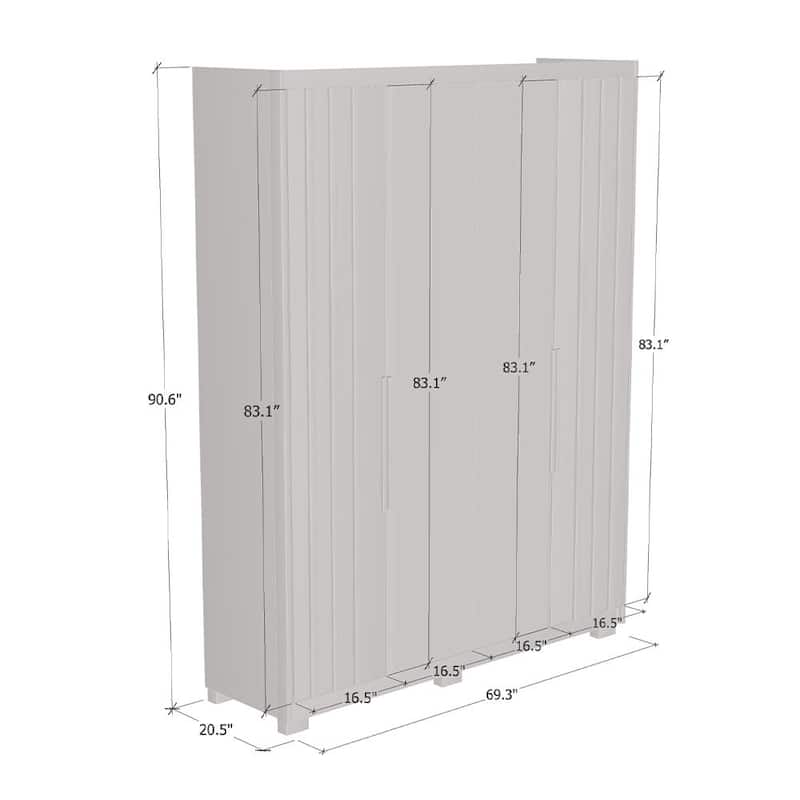 California Wardrobe with Mirror