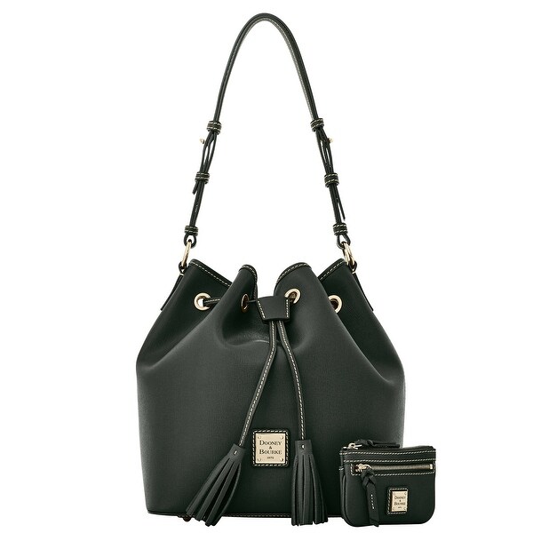 Dooney & Bourke Saffiano Kendall with Small Coin Case (Introduced by Dooney & Bourke at $295 in Aug 2015) - Black Black