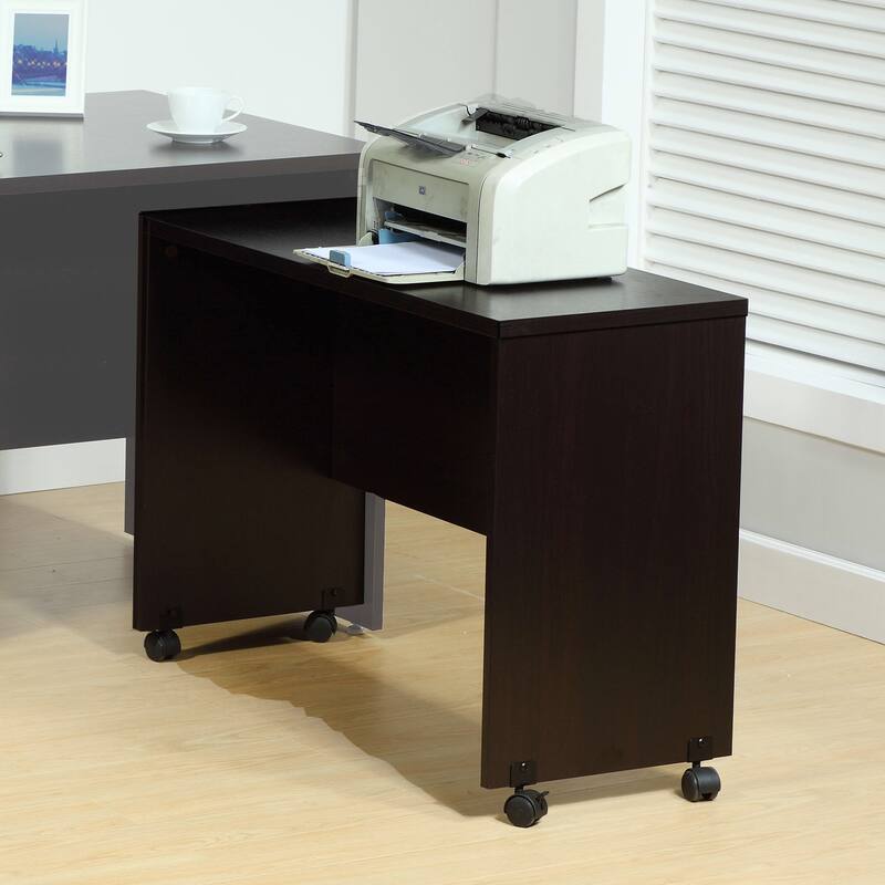 Return Distressed Grey，desk, removable, portable office desk，Simple, high quality and durable - Espresso