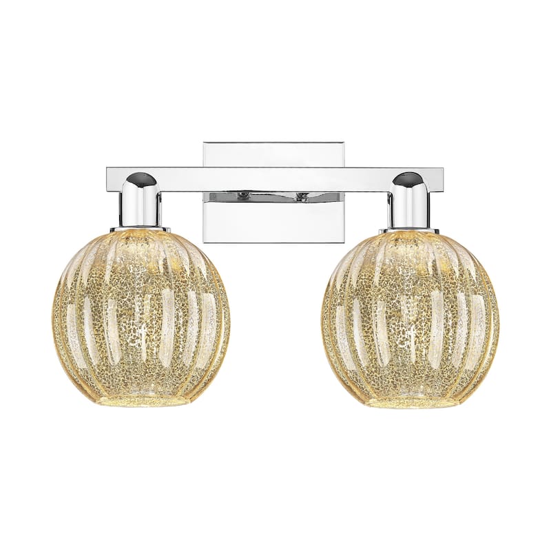Innovations Lighting 716-2W-12-16 Preston Vanity Preston 2 Light 16" - Polished Chrome / Mercury