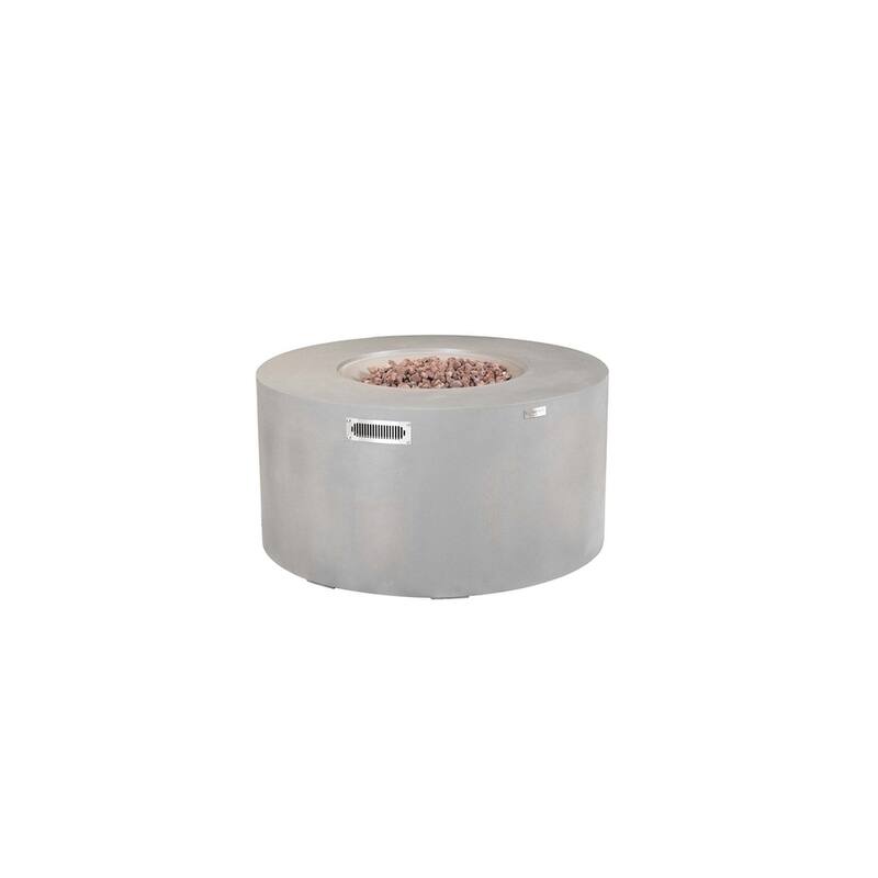 Sol Living Pacaya Round Propane Fire Pit 45,000 BTUs - 43 x 43 Inches - 43 x 43 in.