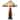 Tiffany Faux Wood Resin Table Lamp