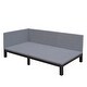 preview thumbnail 27 of 25, Twin Size Daybed Sofa Bed Frame with Linen Slats Support, Linen Upholstered Bed for Living Room Bedroom