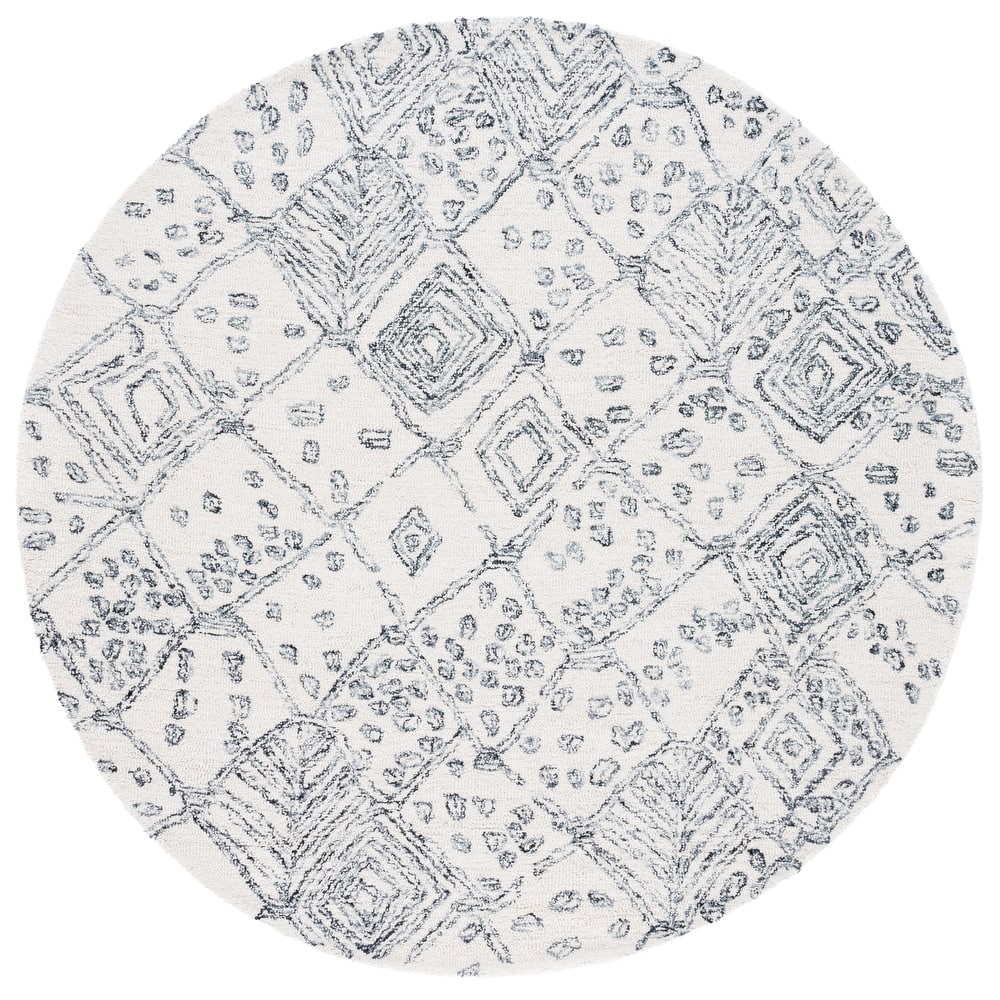 SAFAVIEH Handmade Ebony Maiki Boho Wool Rug