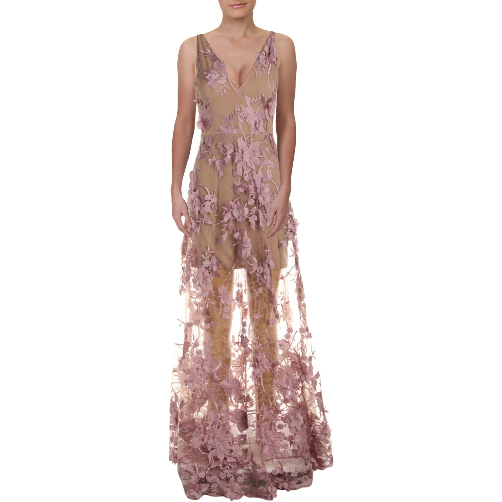 dress the population sidney lace gown