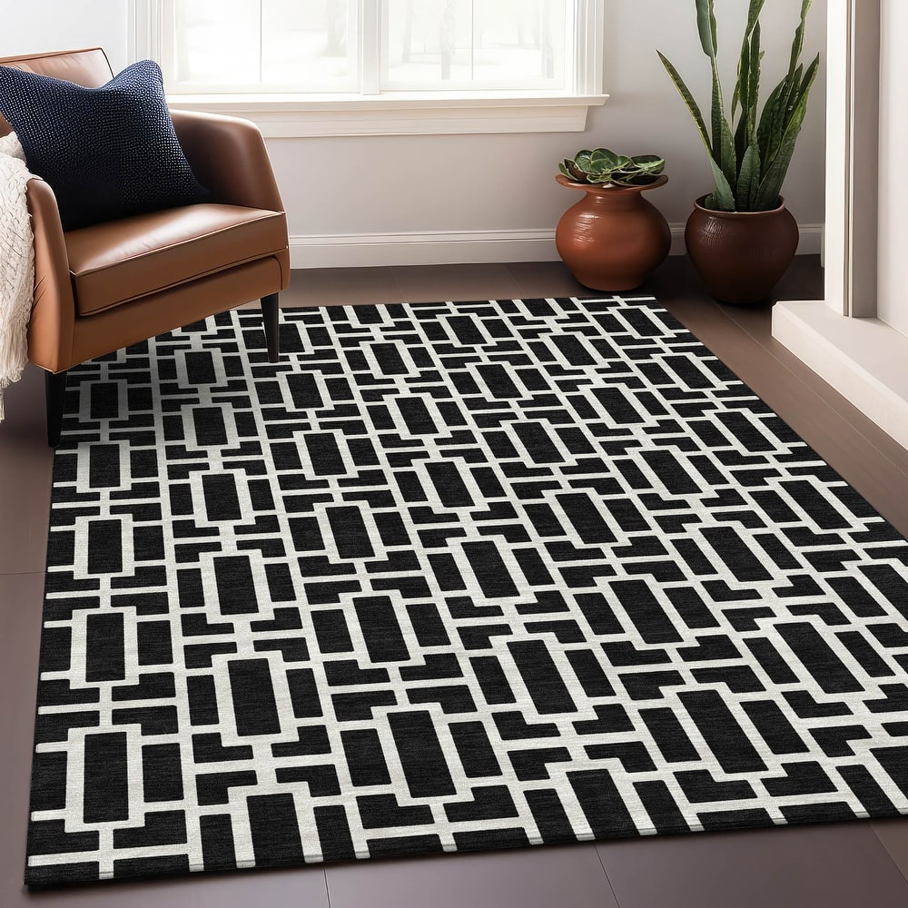Premium Washable Super Soft Modern Geo Mayfield Rug