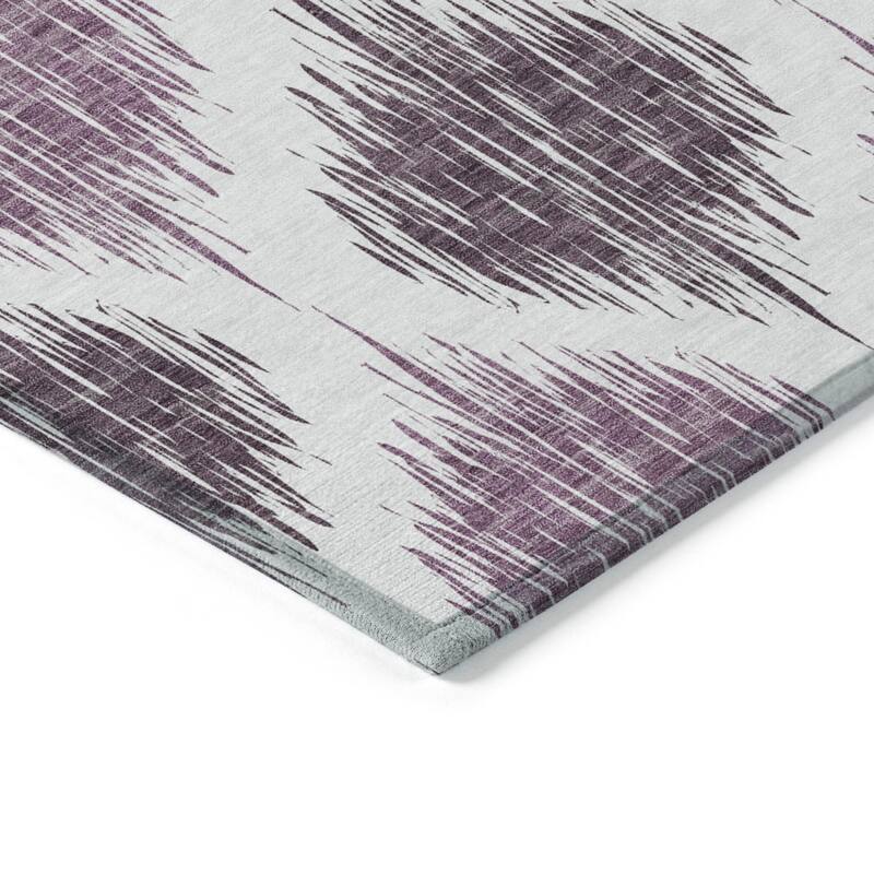 HomeRoots Ikat Transitional Rectangle Outdoor Rug