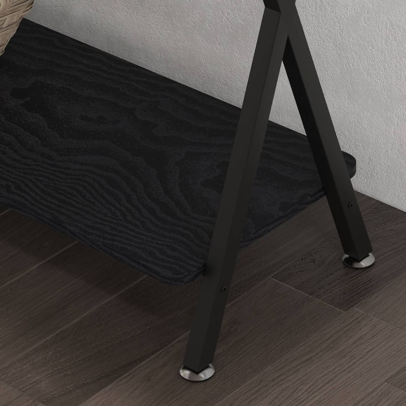 33.5" Narrow Sofa Table with Storage Shelf