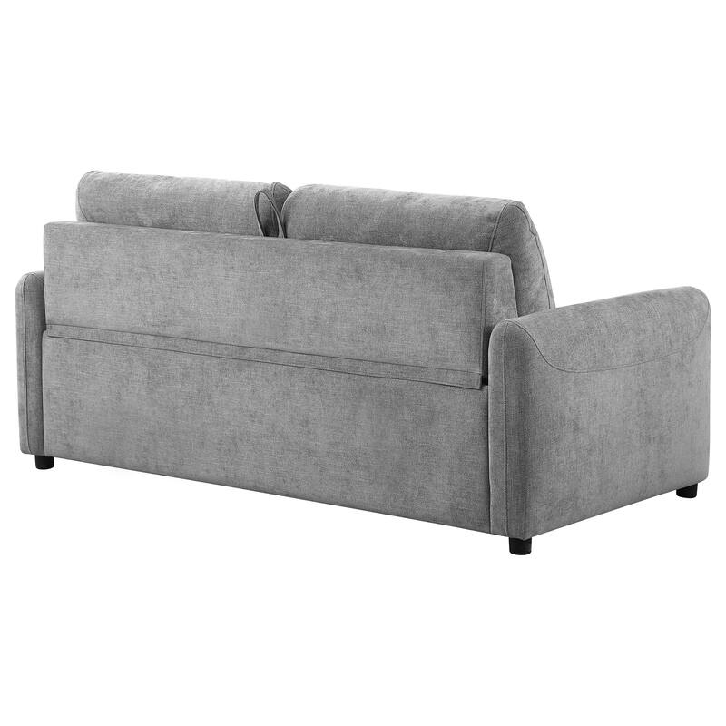 Welker Grey Upholstered Sofa Sleeper with Queen Mattress