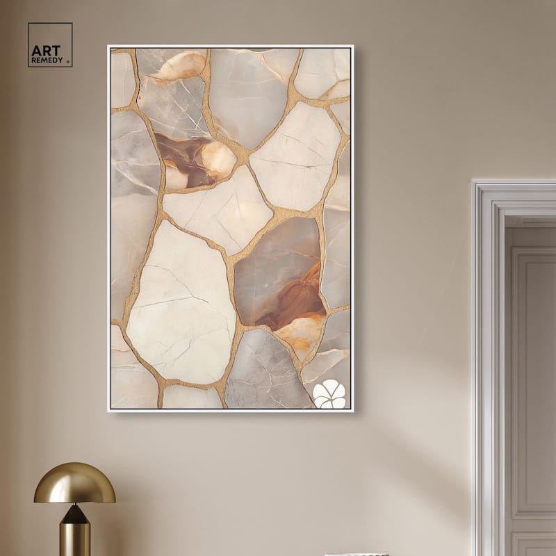 Textured Earthy Tones I Canvas by Art Remedy