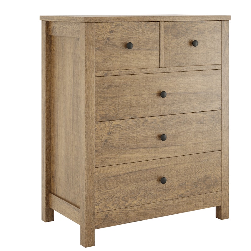 5 Drawer Dresser For Bedroom With Modern Style