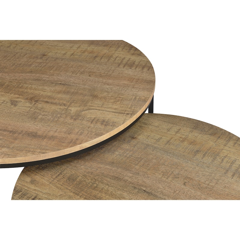Lainey 2-piece Round Nesting Coffee Table