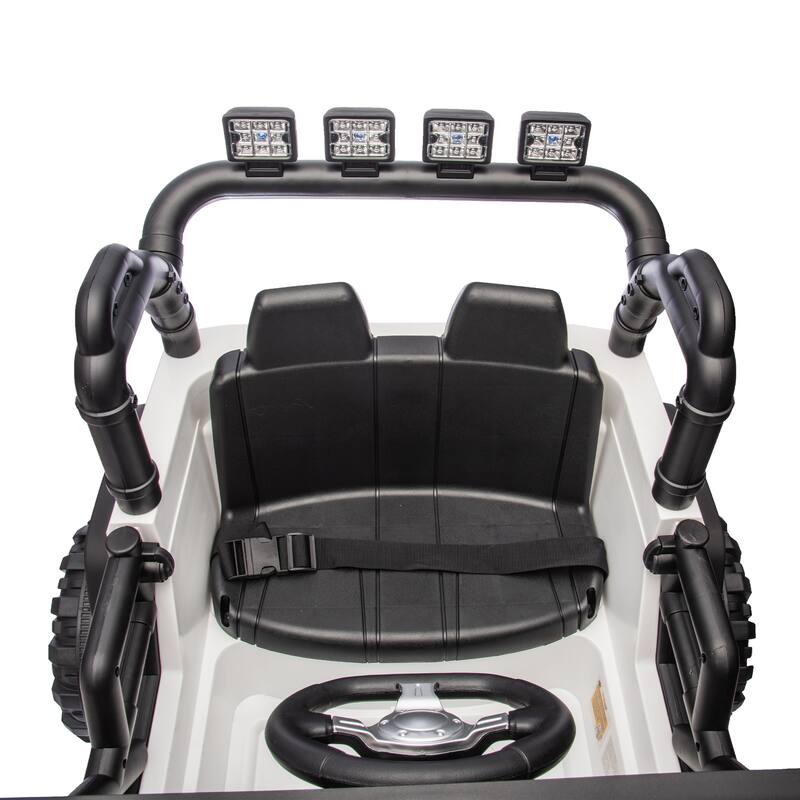 Kids Electric Ride-On Car 24V 400W with Parents Control, 3 Speed Settings, Bluetooth, USB, Music, LED Searchlights