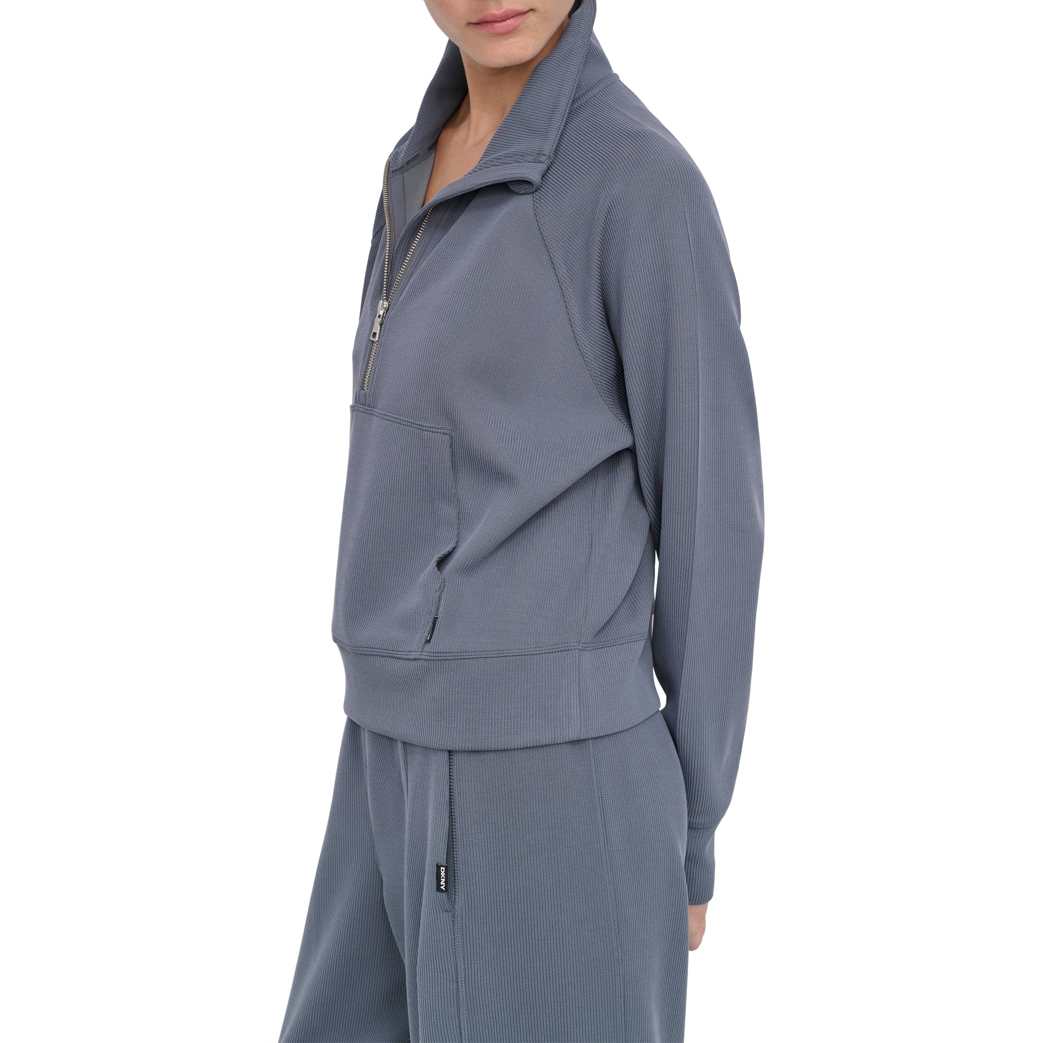 トップス DK DKNY Sport Highline Rib Half-Zip Pullover - On Sale - Overstock