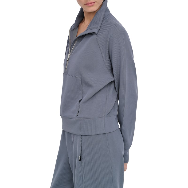 DKNY Sport Highline Rib Half-Zip Pullover - Turbulence - XL