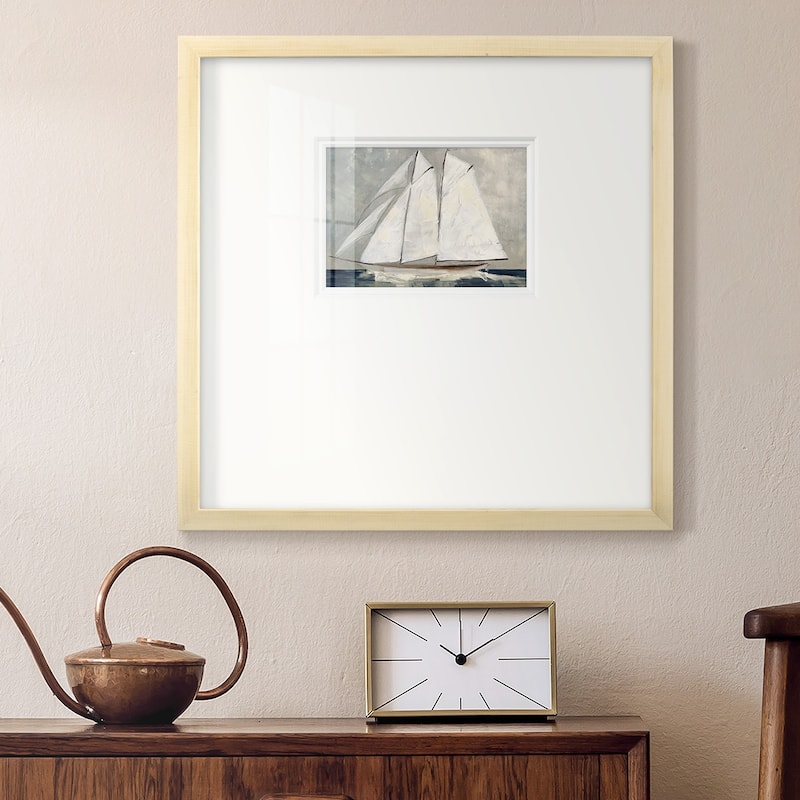 Setting SailPremium Framed Print