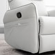 preview thumbnail 1 of 7, Rocking Recliner Chair Light Gray