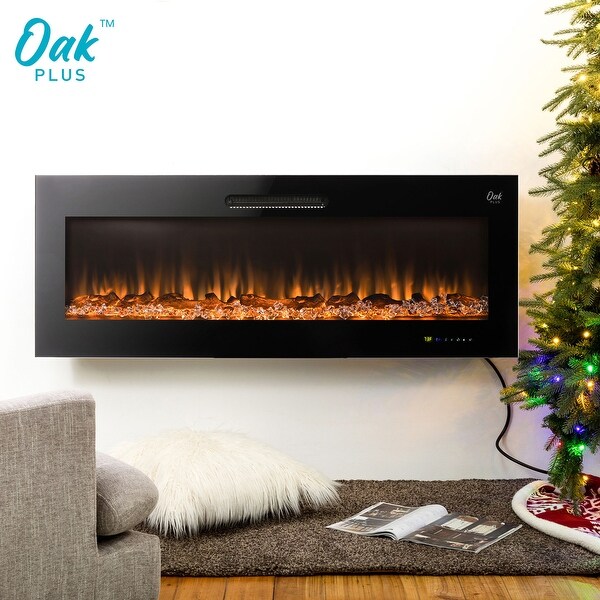 Adjustable Thermostat and LED Flame Effect Warmlite WL45043 Cambridge Electric Fireplace suite Oak Traditional Stove Design