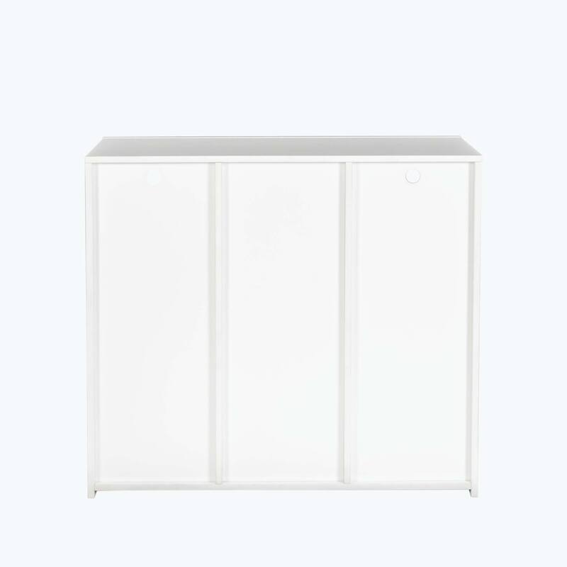 Kitchen Sideboard Cupboard with LED Light,with Drawer and 1 Doors