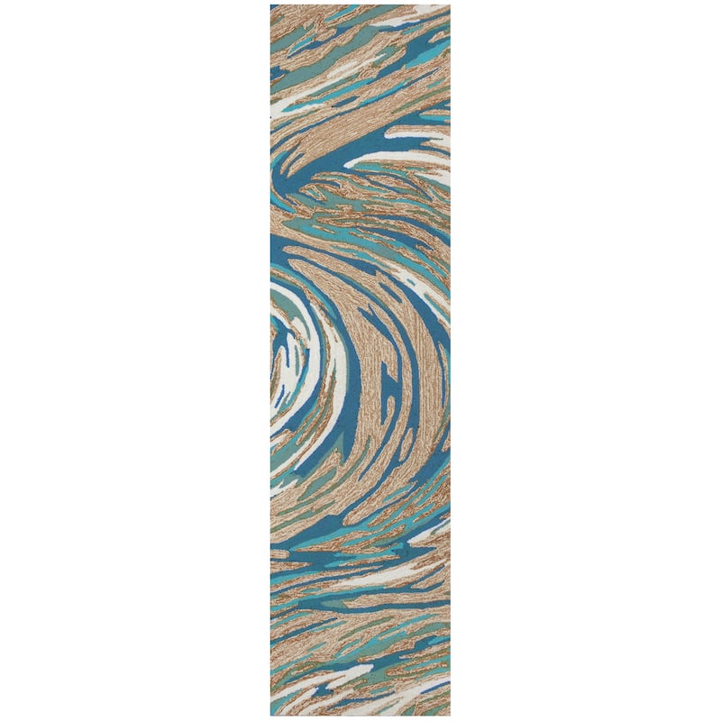 Liora Manne Capri Big Wave Indoor/Outdoor Area Rug