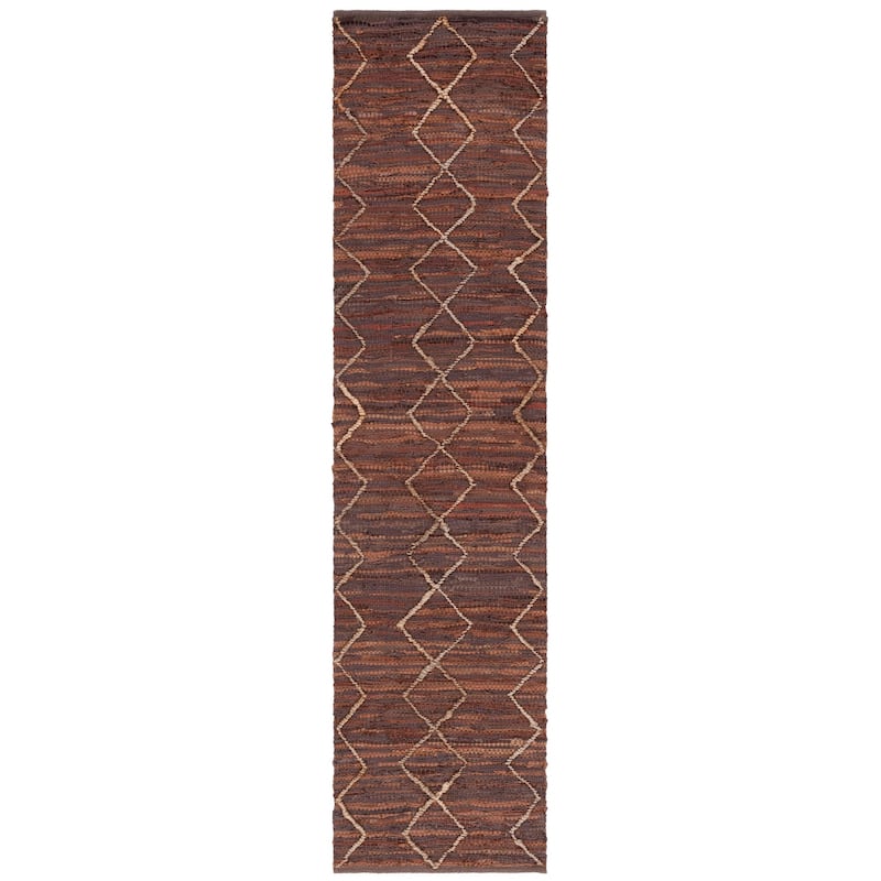 SAFAVIEH Handmade Vintage Leather Latonia Modern Rug