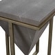 preview thumbnail 3 of 2, Uttermost Bertrand Shagreen Accent Table