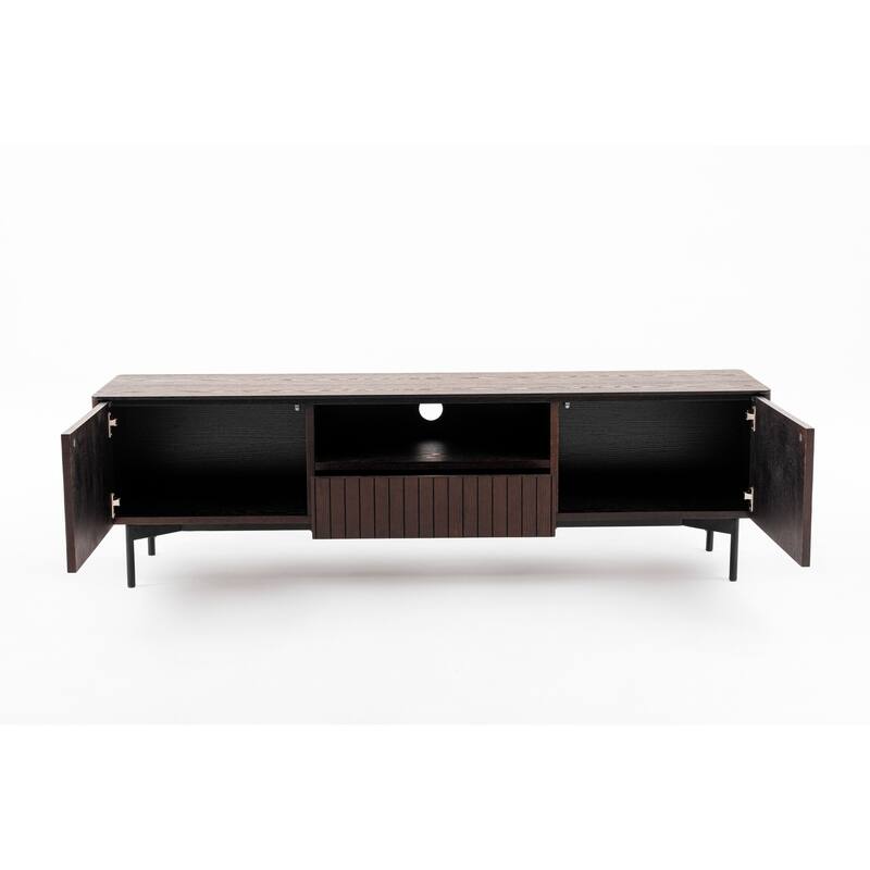 Modrest Calhoun Modern Smoked Ash TV Stand