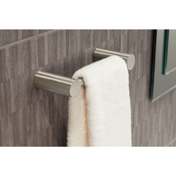 Moen Align Brushed Nickel Towel Ring Brushed Nickel Bed Bath