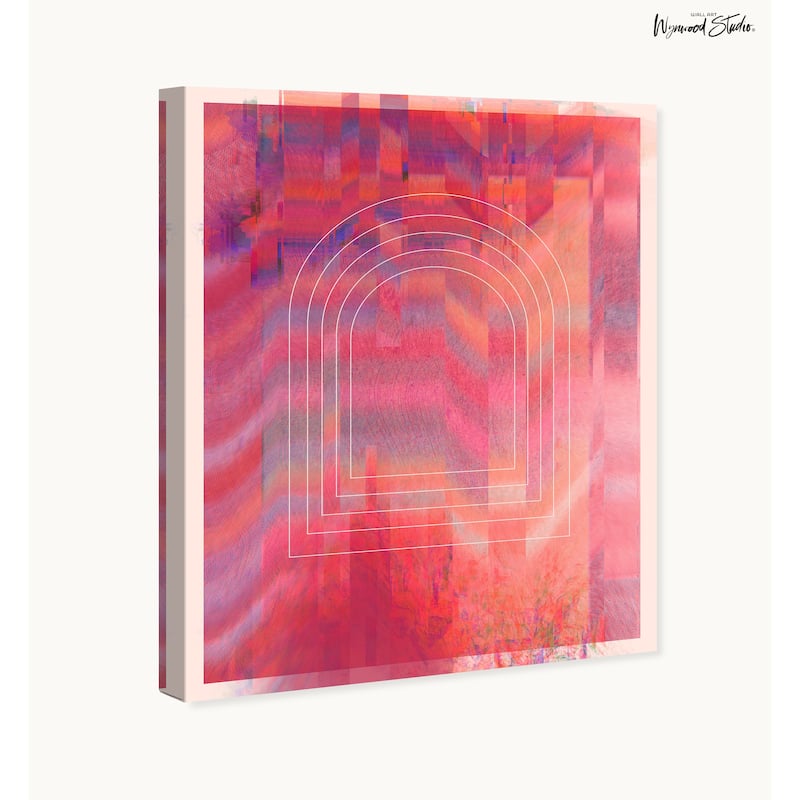 Wynwood Studio Canvas Abstract Portal Varieties Purple Bohemian & Eclectic Wall Art Canvas Print