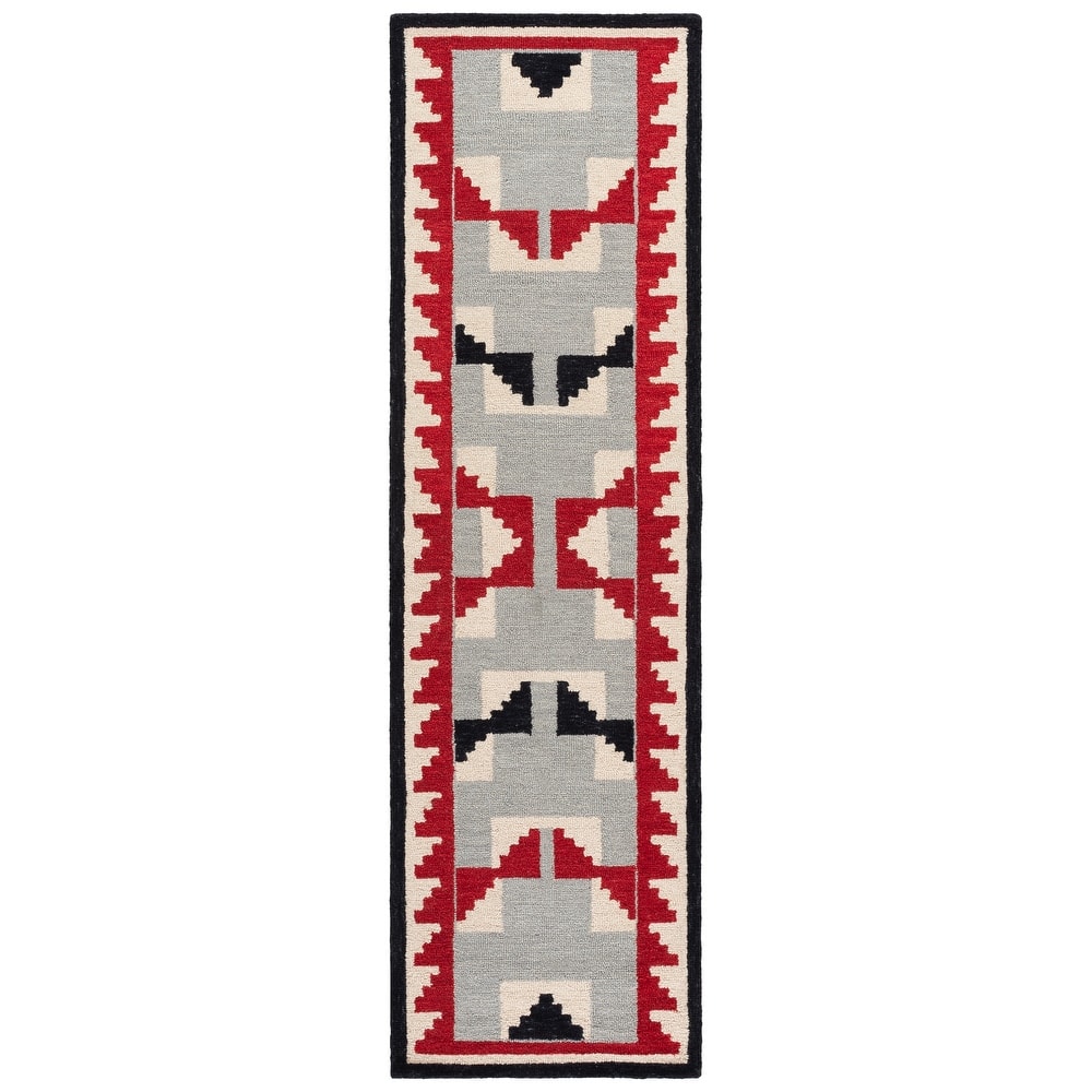 SAFAVIEH Handmade Kenya Ailbhe Wool Rug