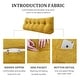 preview thumbnail 28 of 33, WOWMAX Bed Rest Wedge Bolster Pillow Yellow Linen Blend Decorative