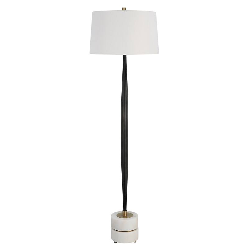 Uttermost Miraz Iron Floor Lamp - 19" dia x 65.75"