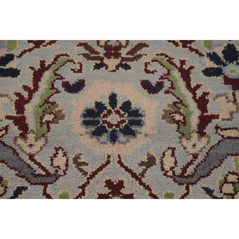 Oushak Indian Rug Hand-Knotted Wool Carpet - 2'11" x 5'0"